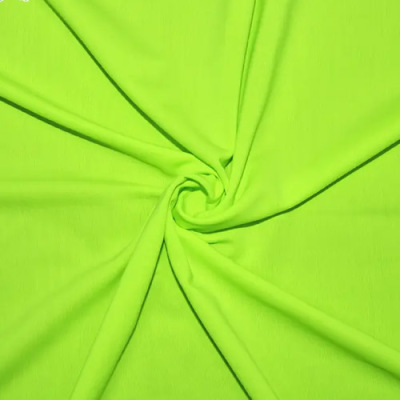 Polyester four-sided elastic (fluorescent yellow) tooling fabric